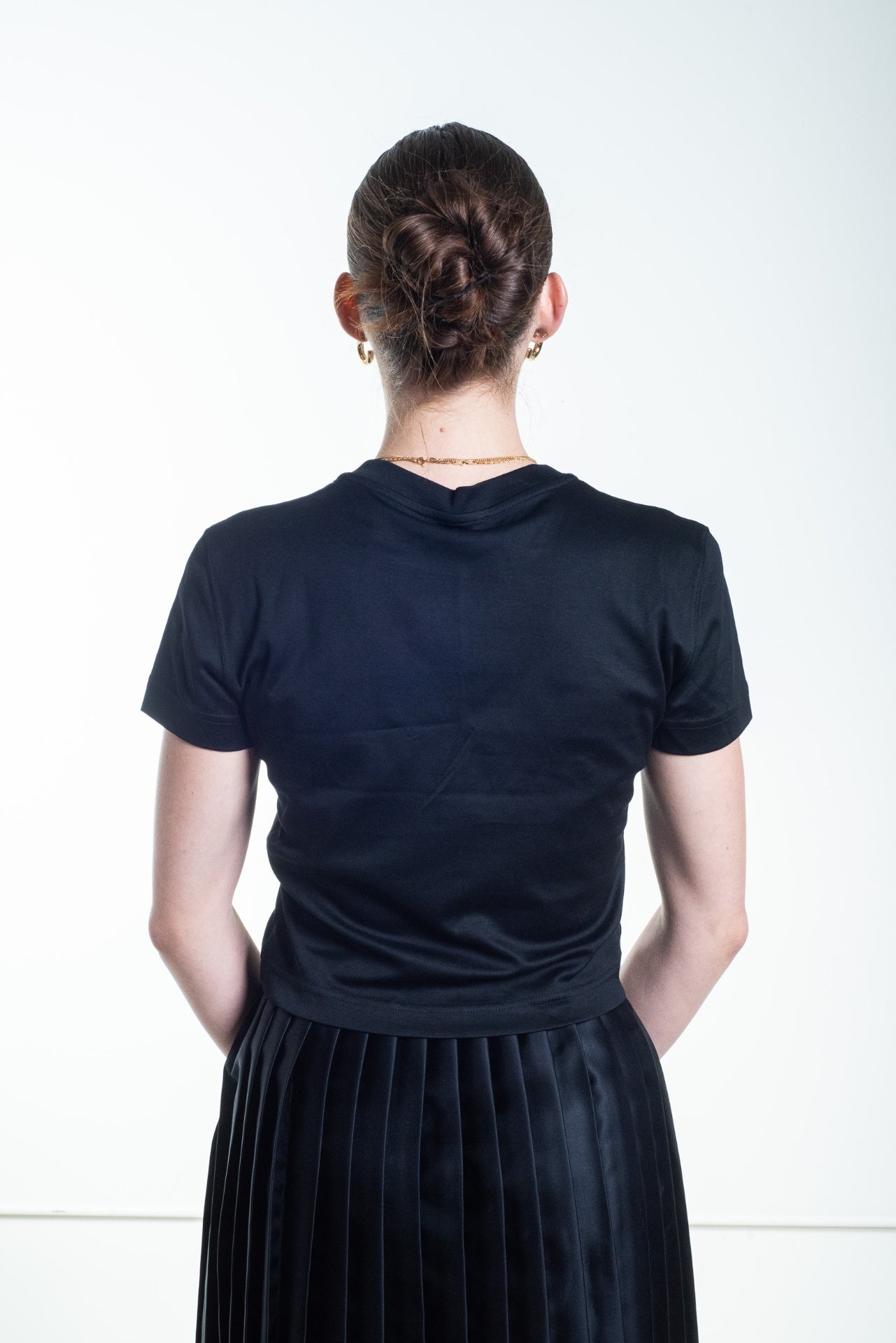 Black Pierced Tee