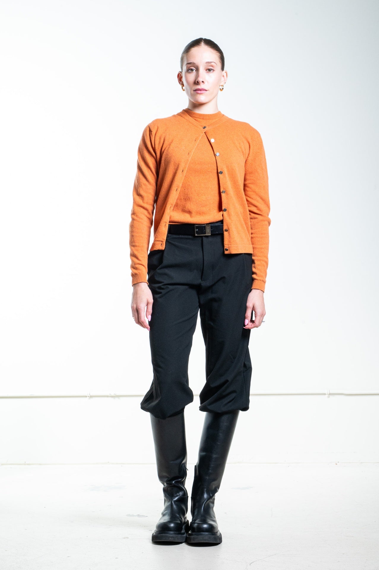 Orange Sweater Knit Twinset