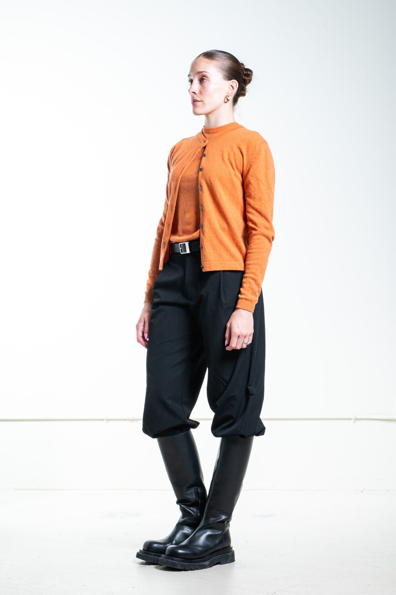Orange Sweater Knit Twinset