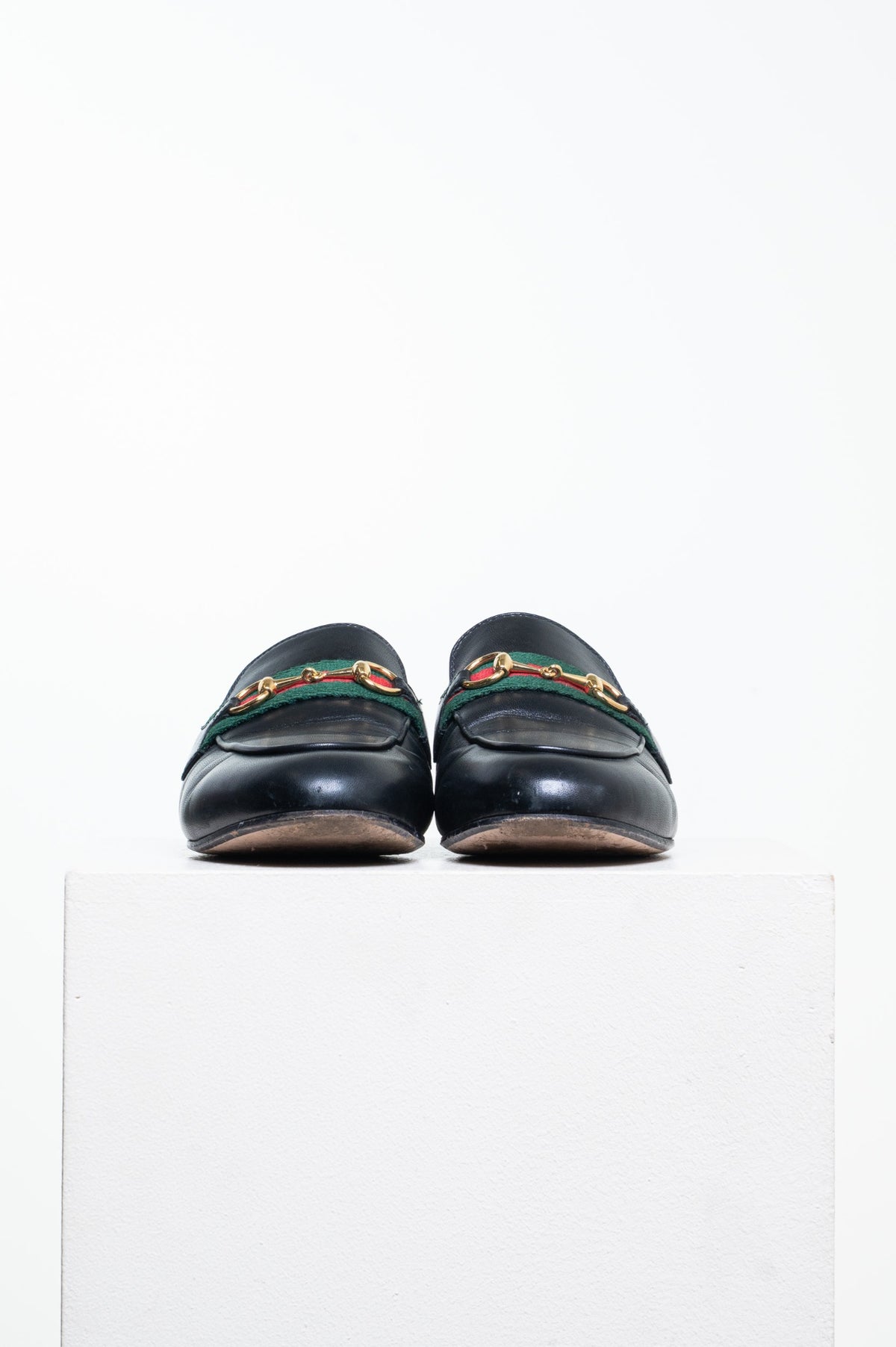 Black w/ Red & Green Detail Princetown Mule