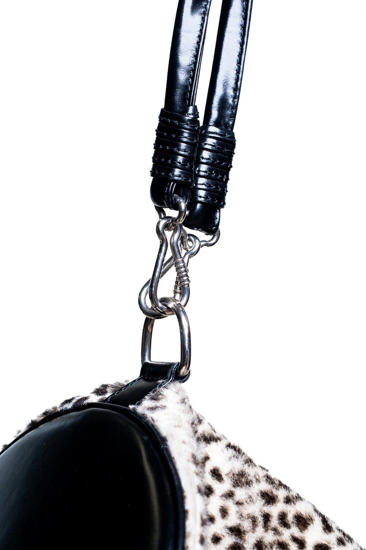 Vintage Animal Print Bucket Backpack