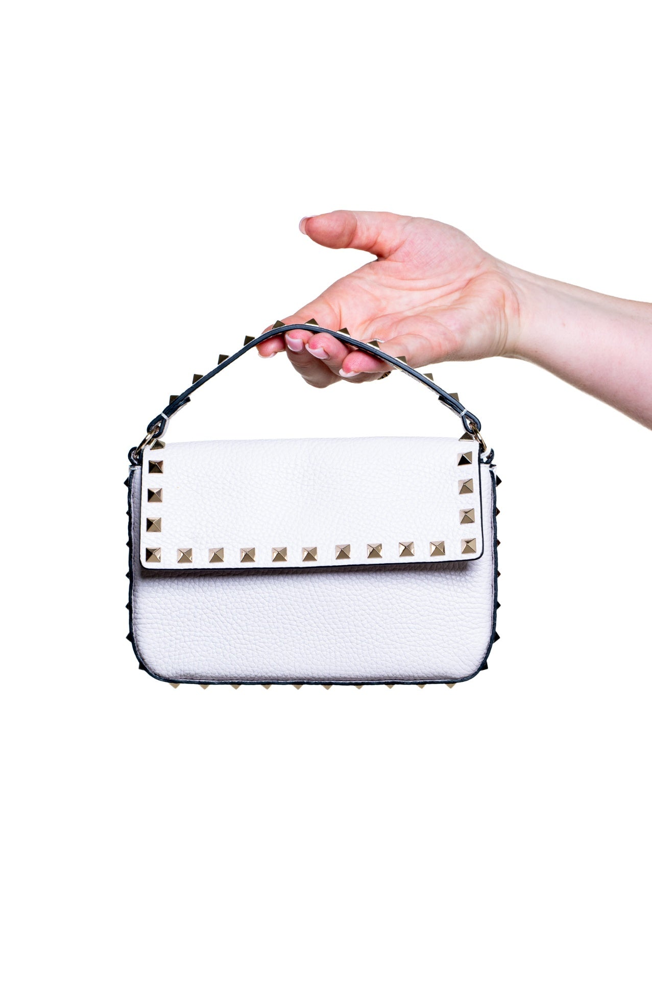 Lilac Ash Mini Rockstud Bag