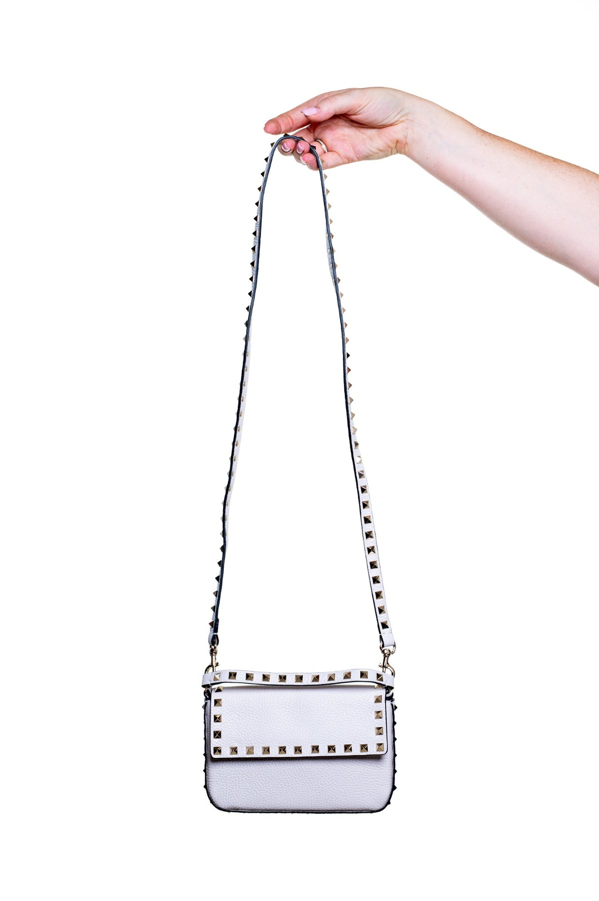 Lilac Ash Mini Rockstud Bag