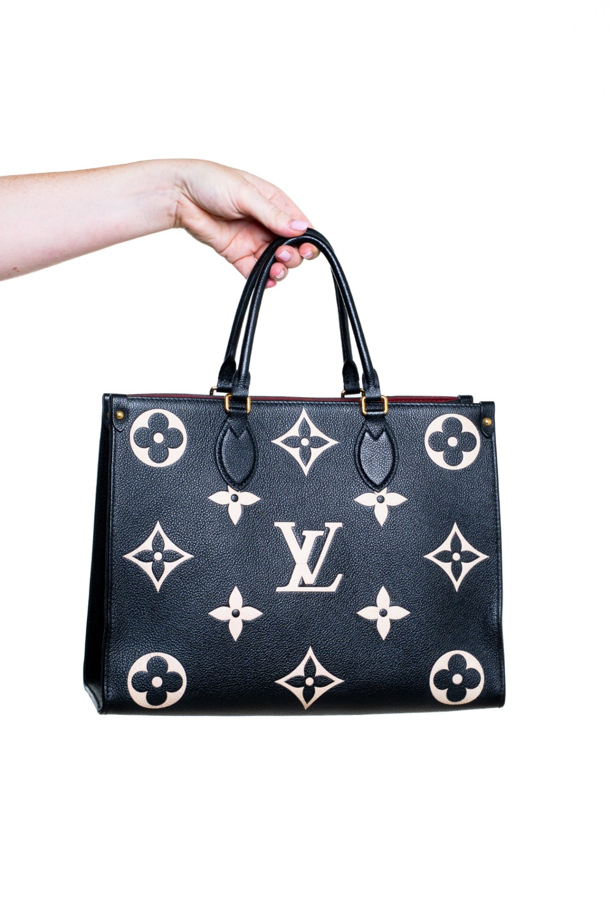 Black Monogram Empreinte Giant OnTheGo MM