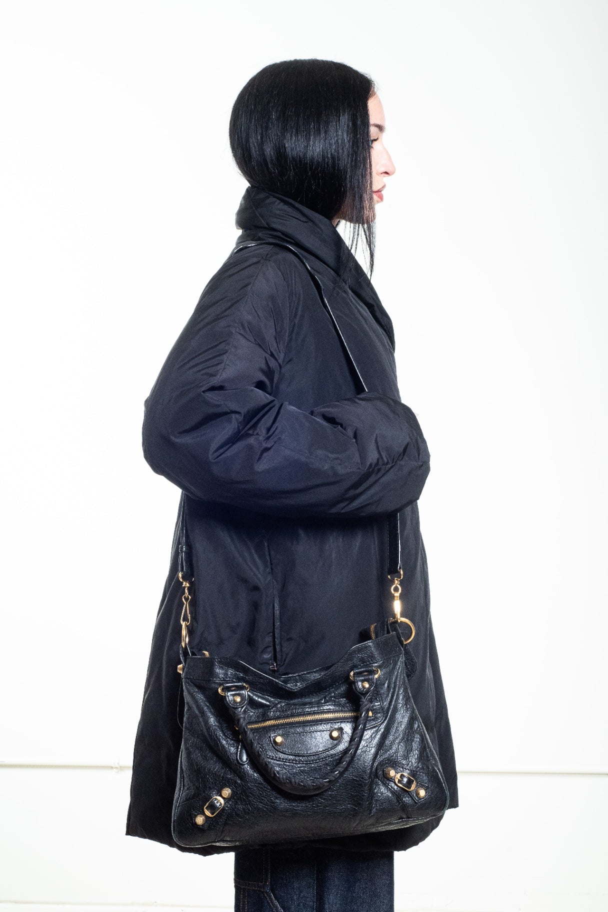 Black First City Bag