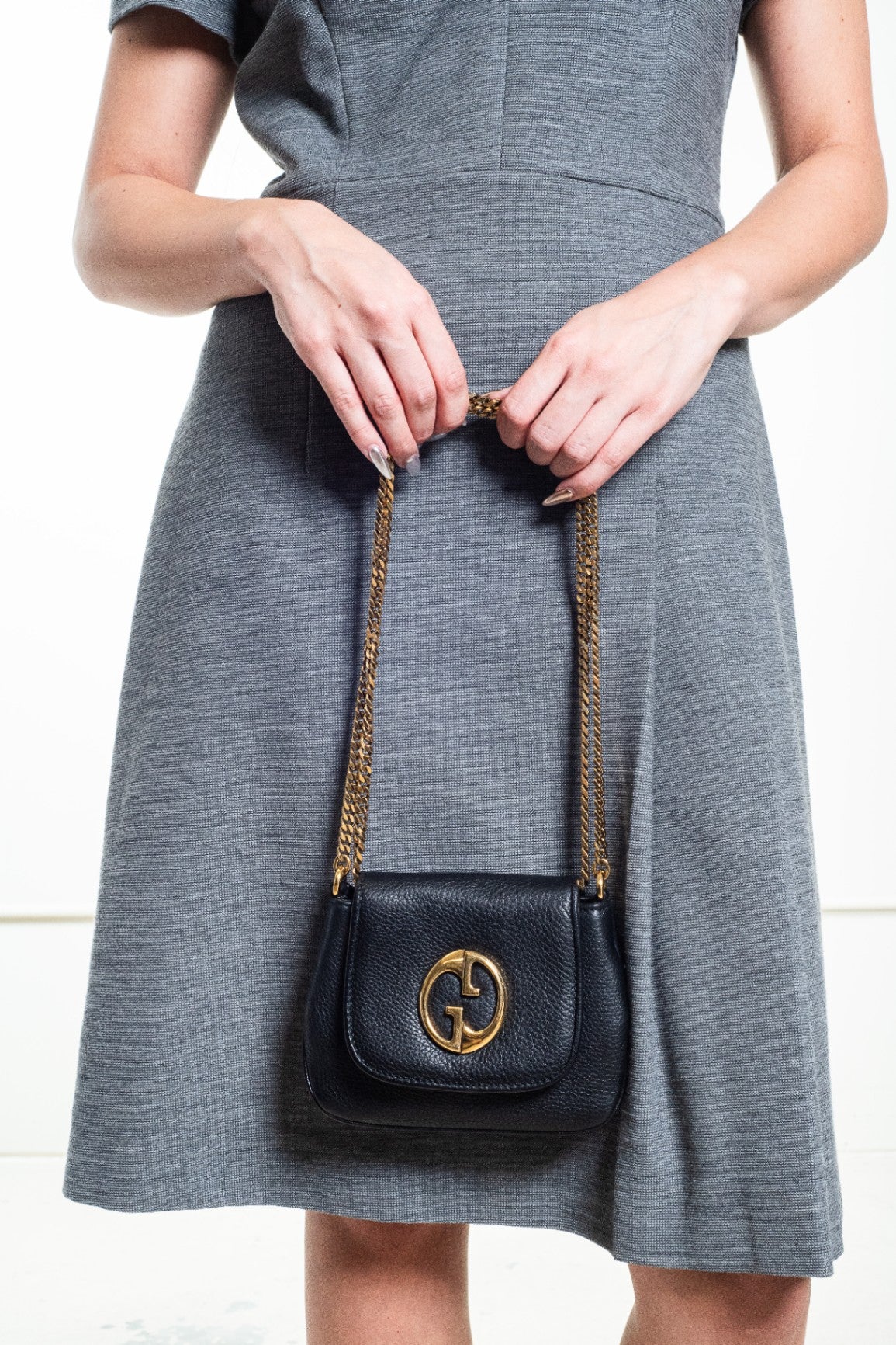 Black Small 1973 Chain Shoulder Bag