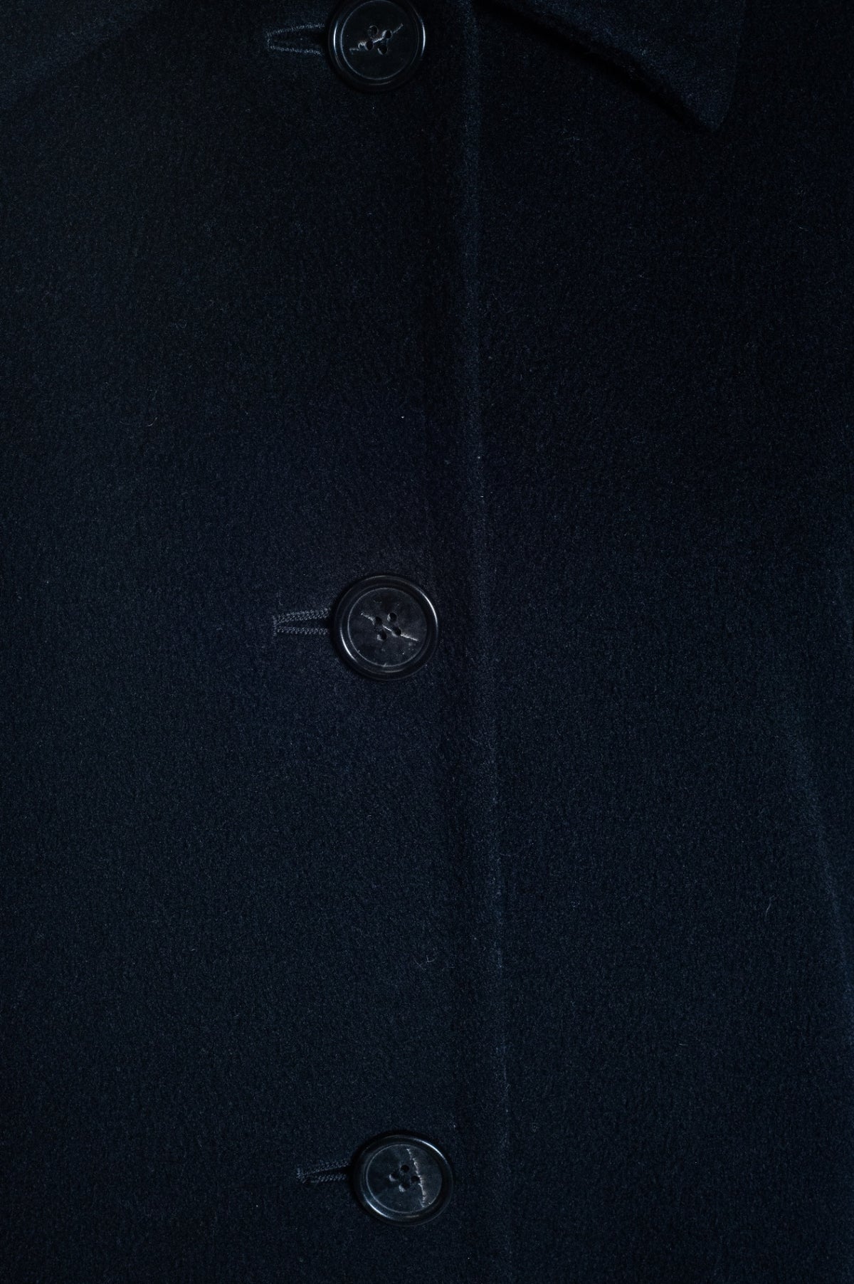 Black Oversized Wool Coat