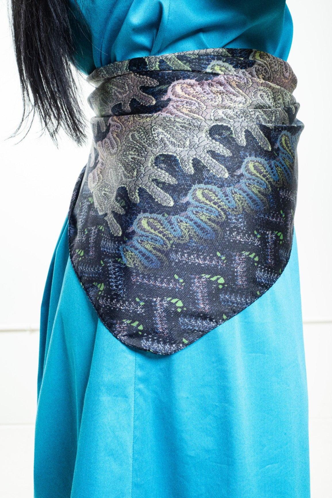 Multicolour Silk Printed Scarf