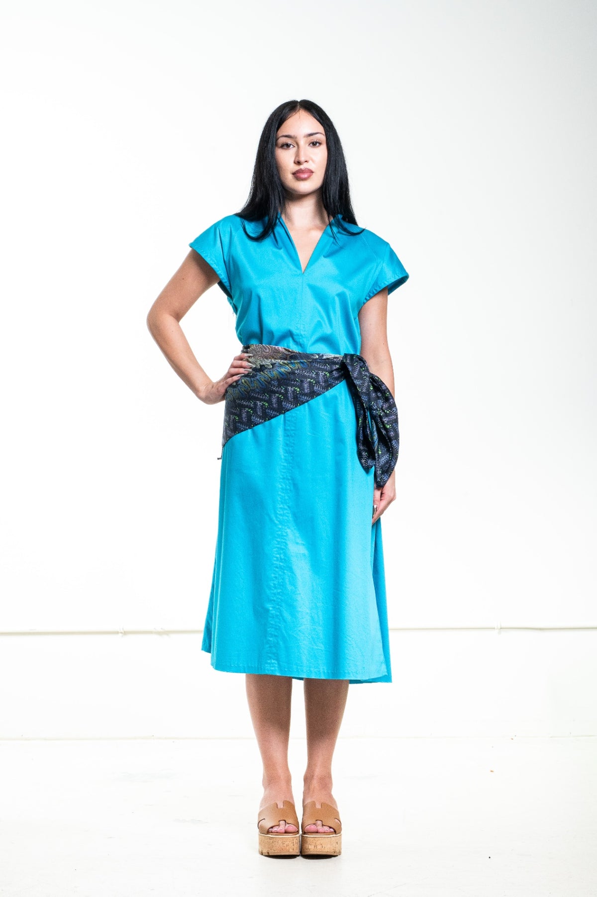 Multicolour Silk Printed Scarf