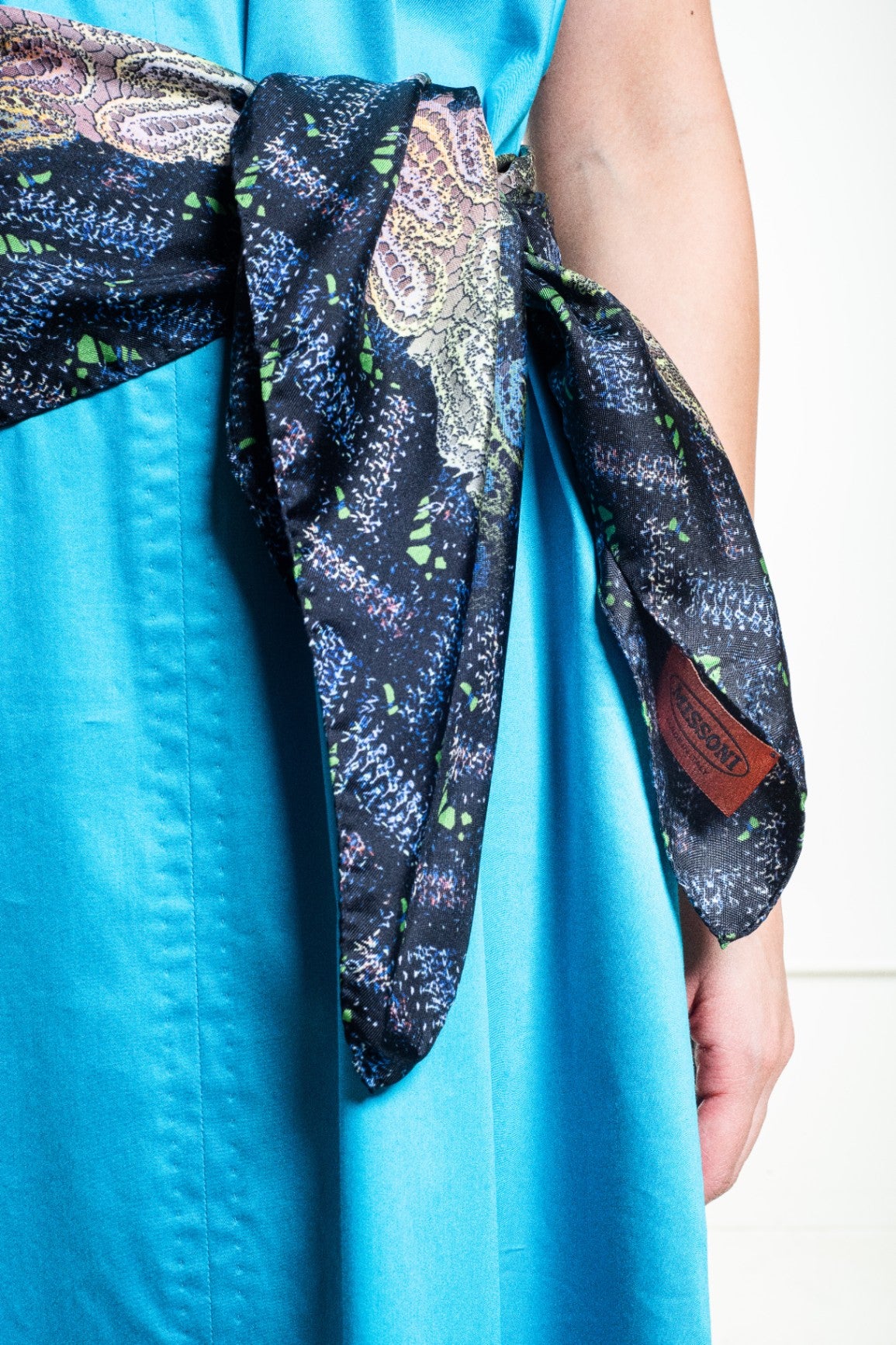 Multicolour Silk Printed Scarf