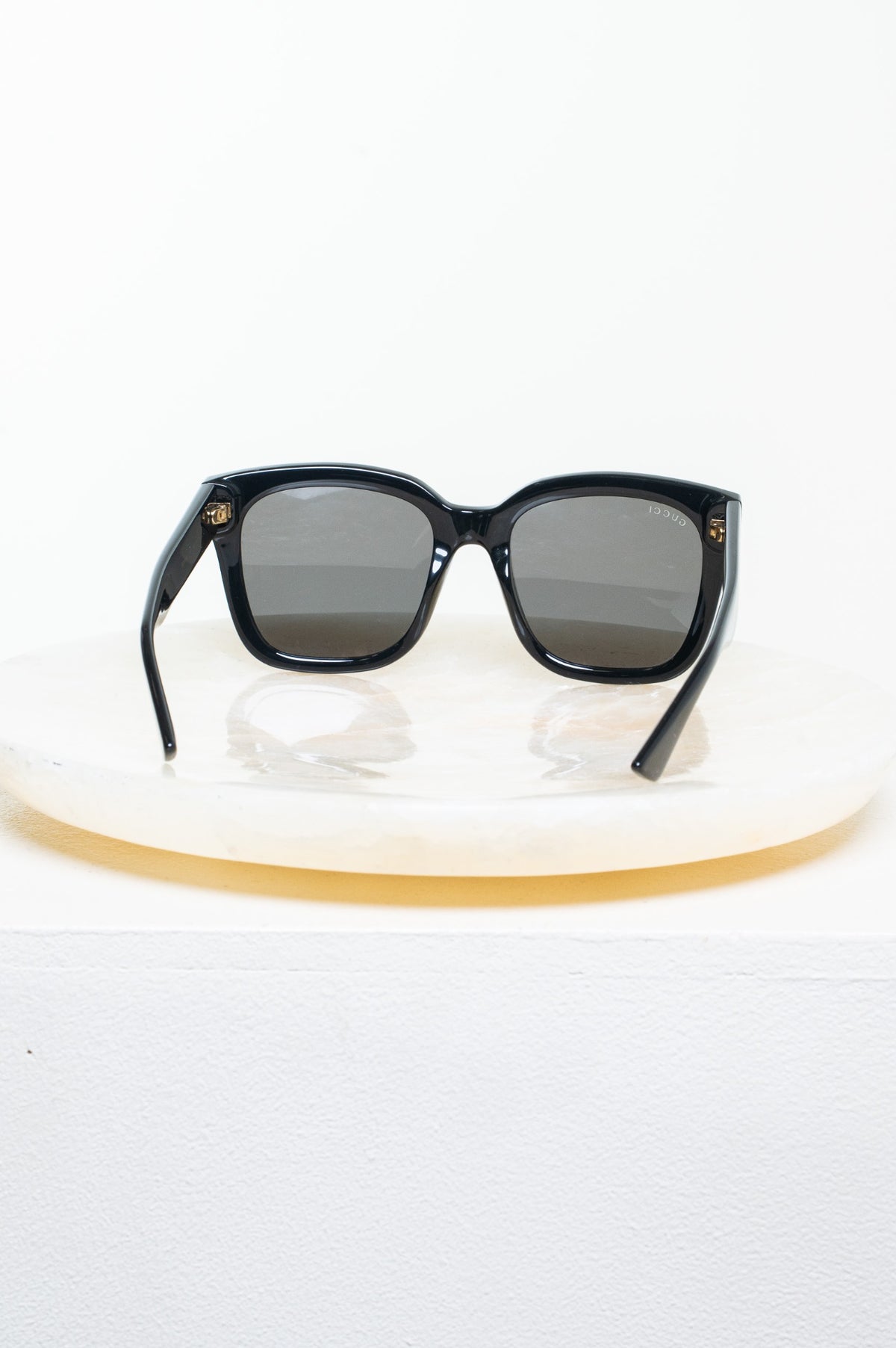 Black GG1338 Rectangle Sunglasses