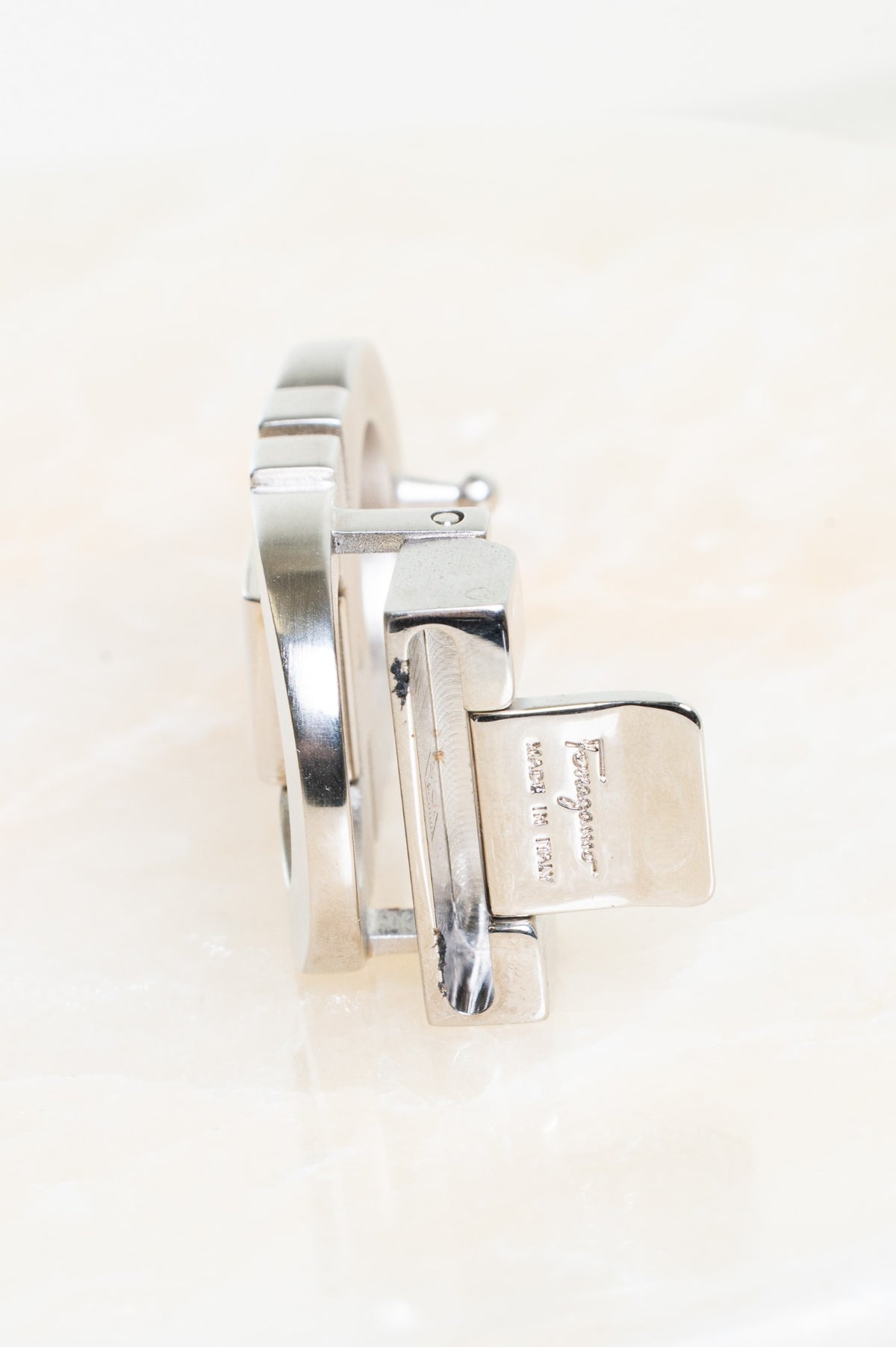 Brushed Metal Belt Buckle