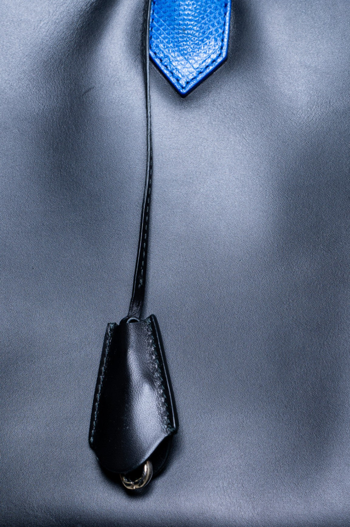 Black and Blue Padlock Work S Tote Bag