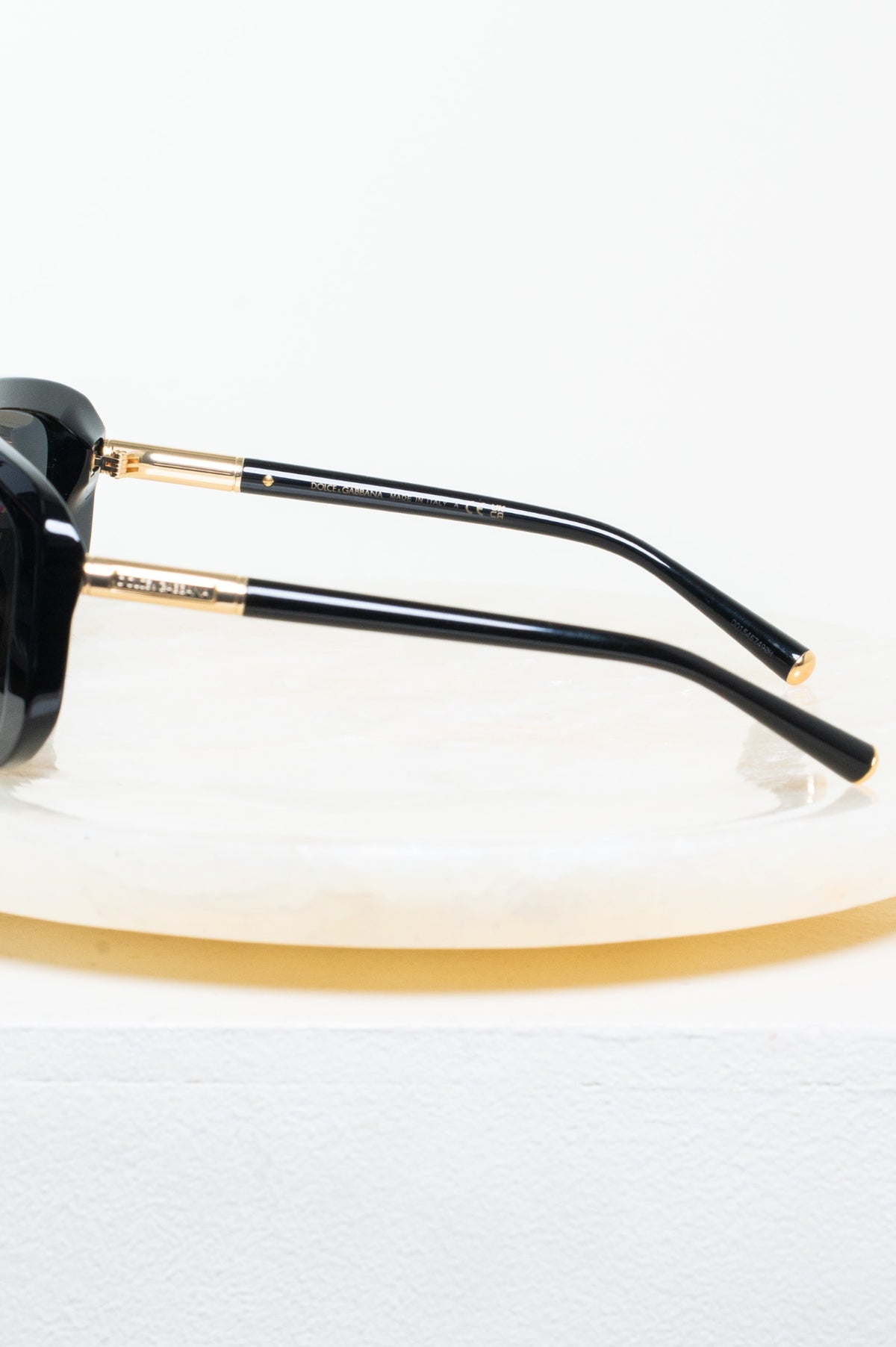 Black DG4520 Marlene Geometric Shield Sunglasses