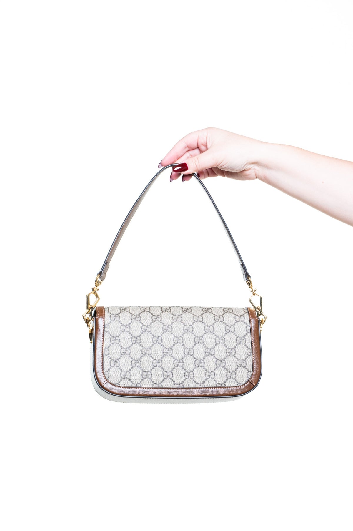 Brown Mini Horsebit 1955 Shoulder Bag