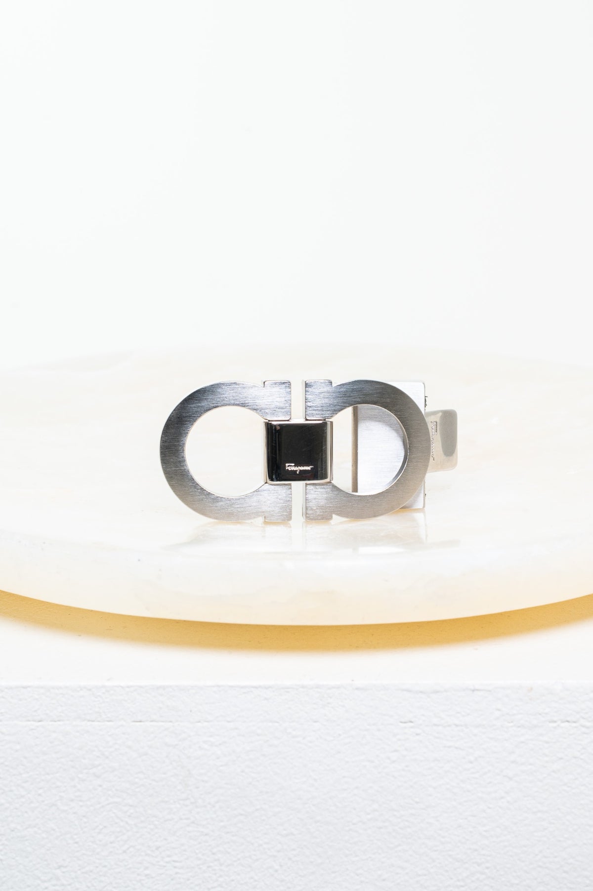 Brushed Metal Belt Buckle