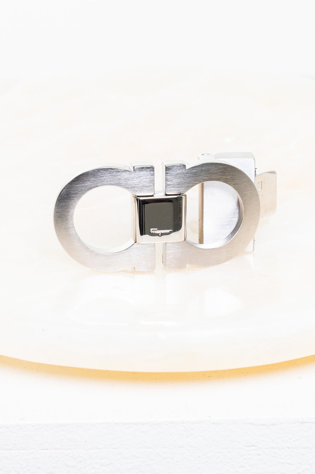 Brushed Metal Belt Buckle