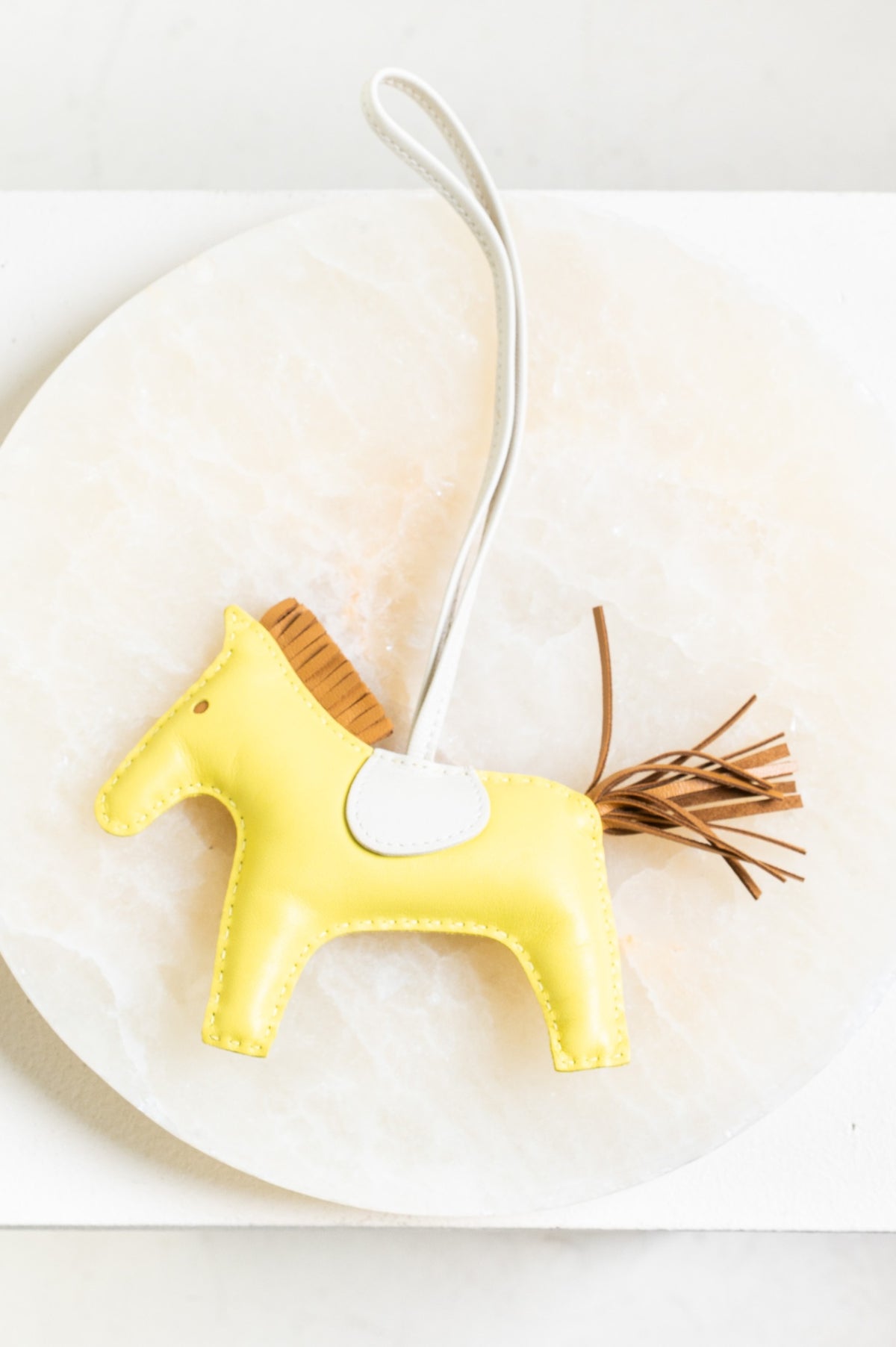 Yellow Milo Lambskin Rodeo MM