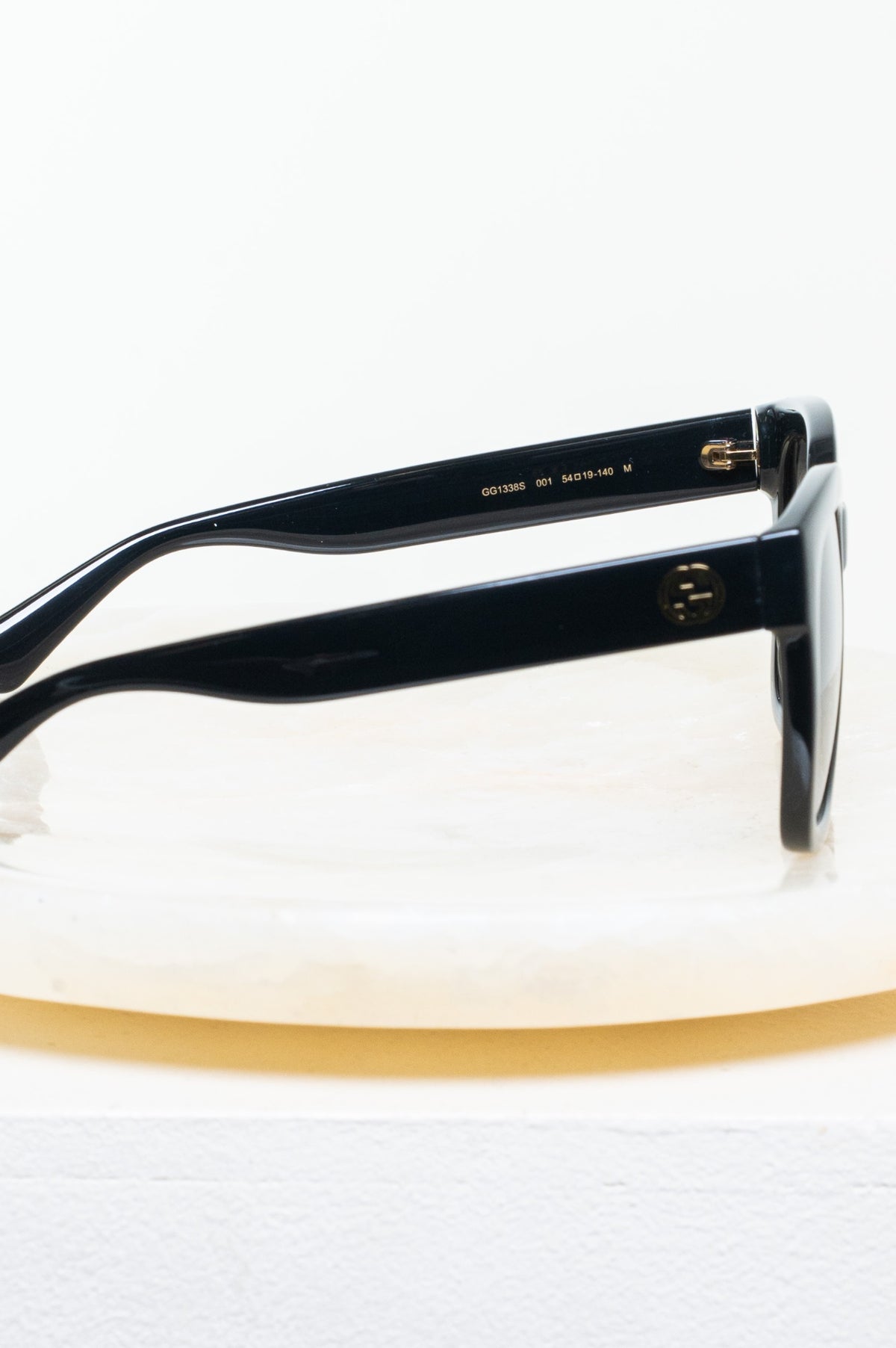 Black GG1338 Rectangle Sunglasses