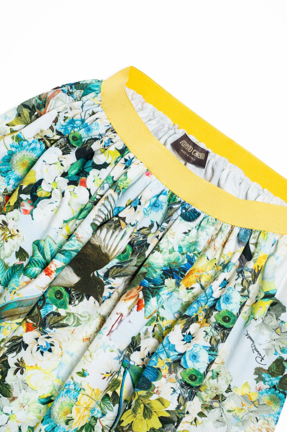 Girls Floral Print Mini Skirt