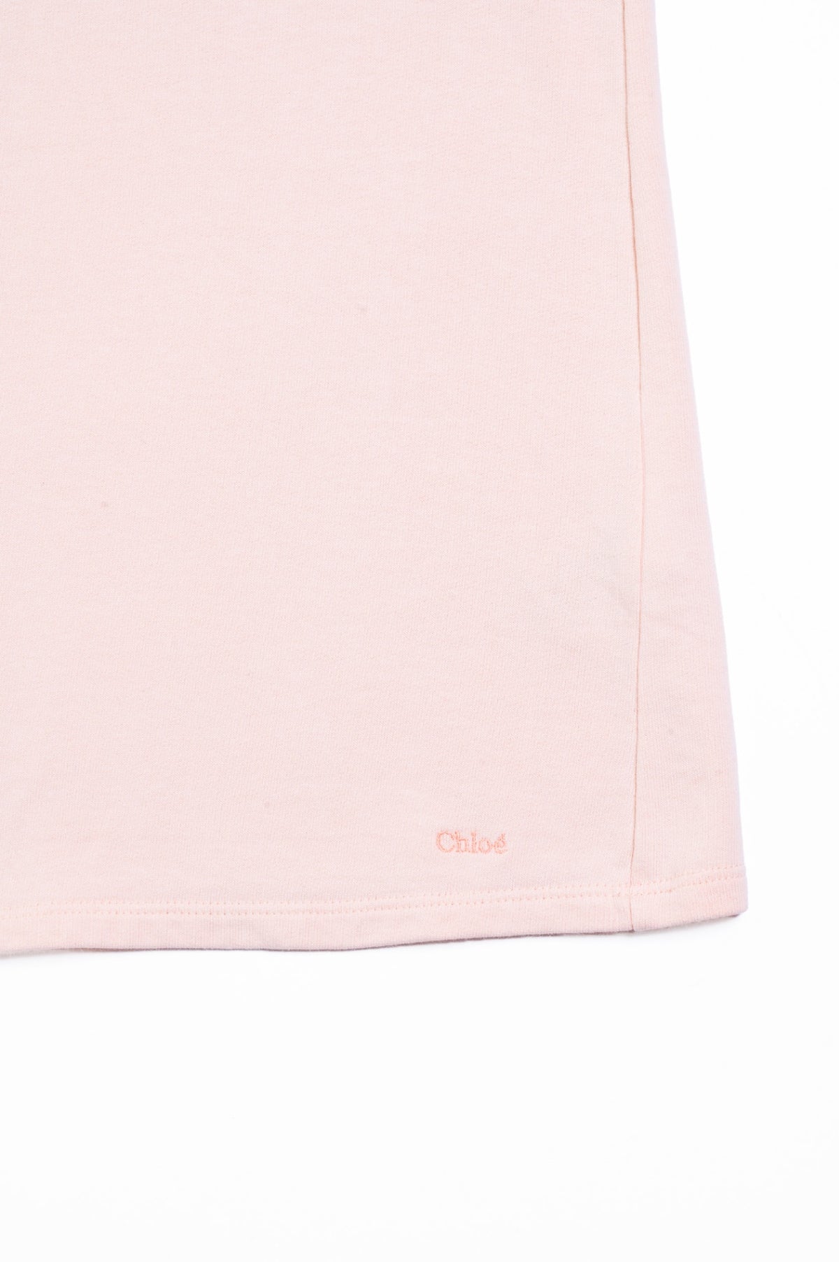 Girls Peach Cotton Dress