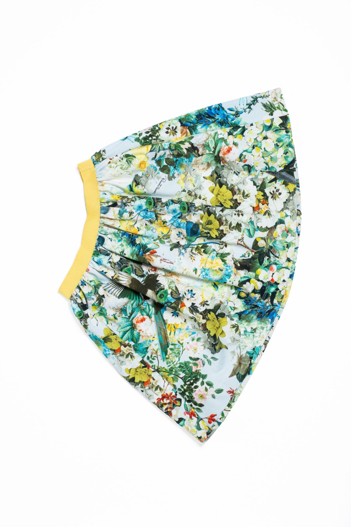 Girls Floral Print Mini Skirt