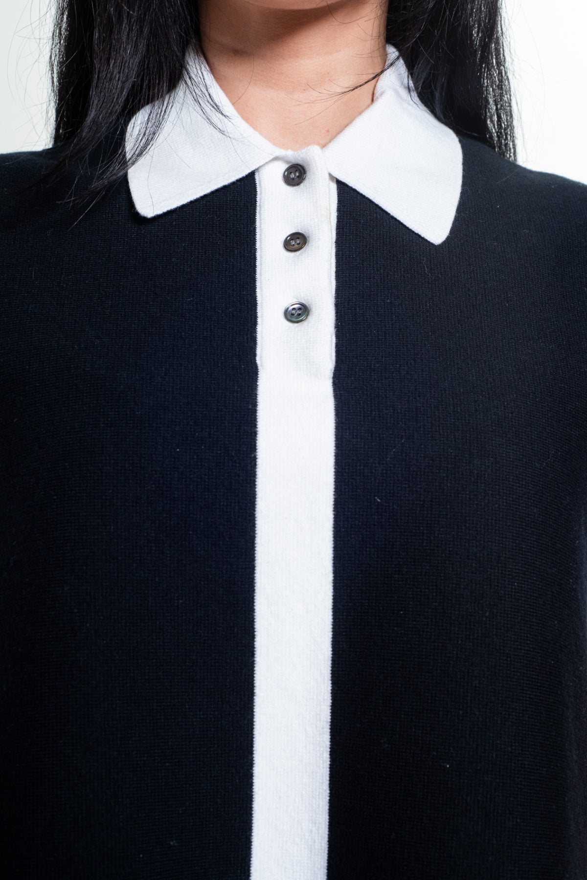 Black & White Polo Vest
