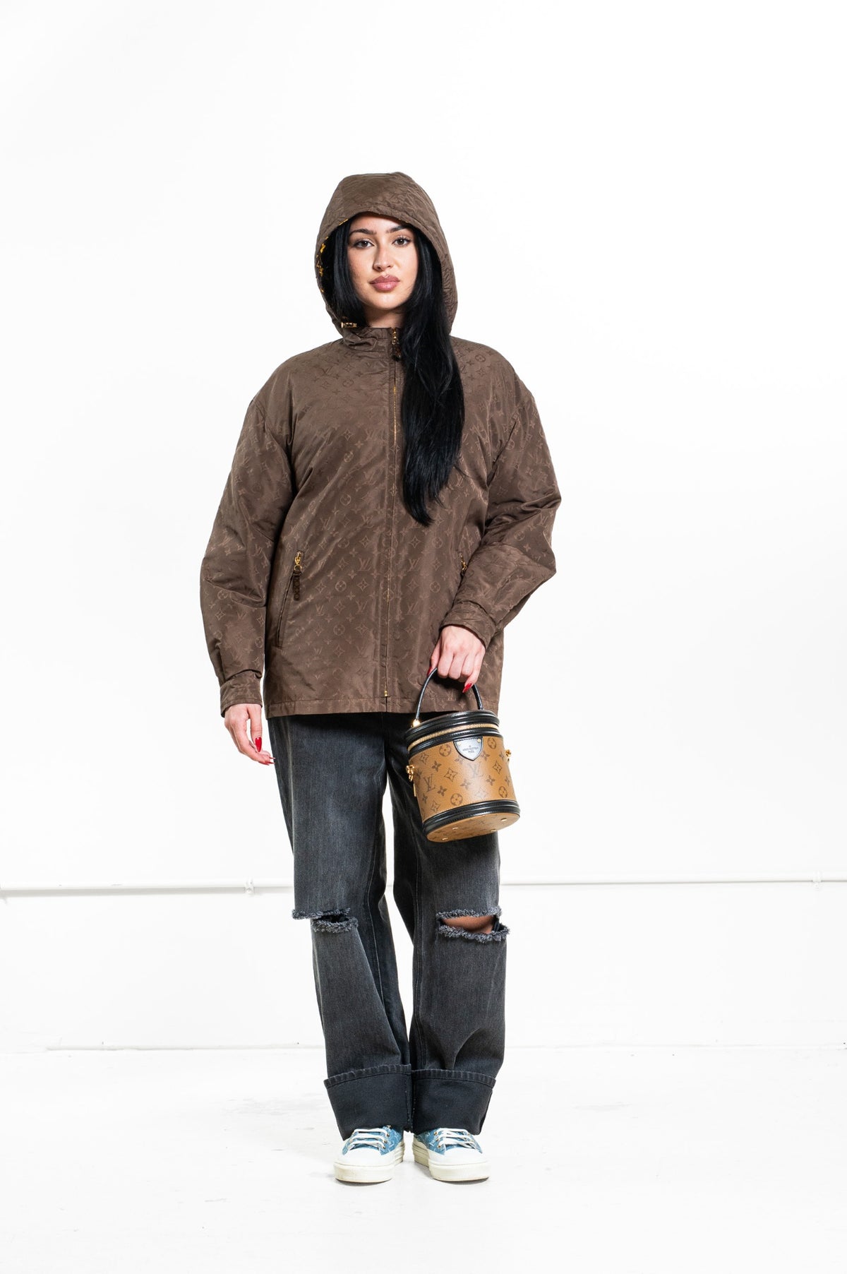 Technical Taffeta Iconic Monogram Parka 