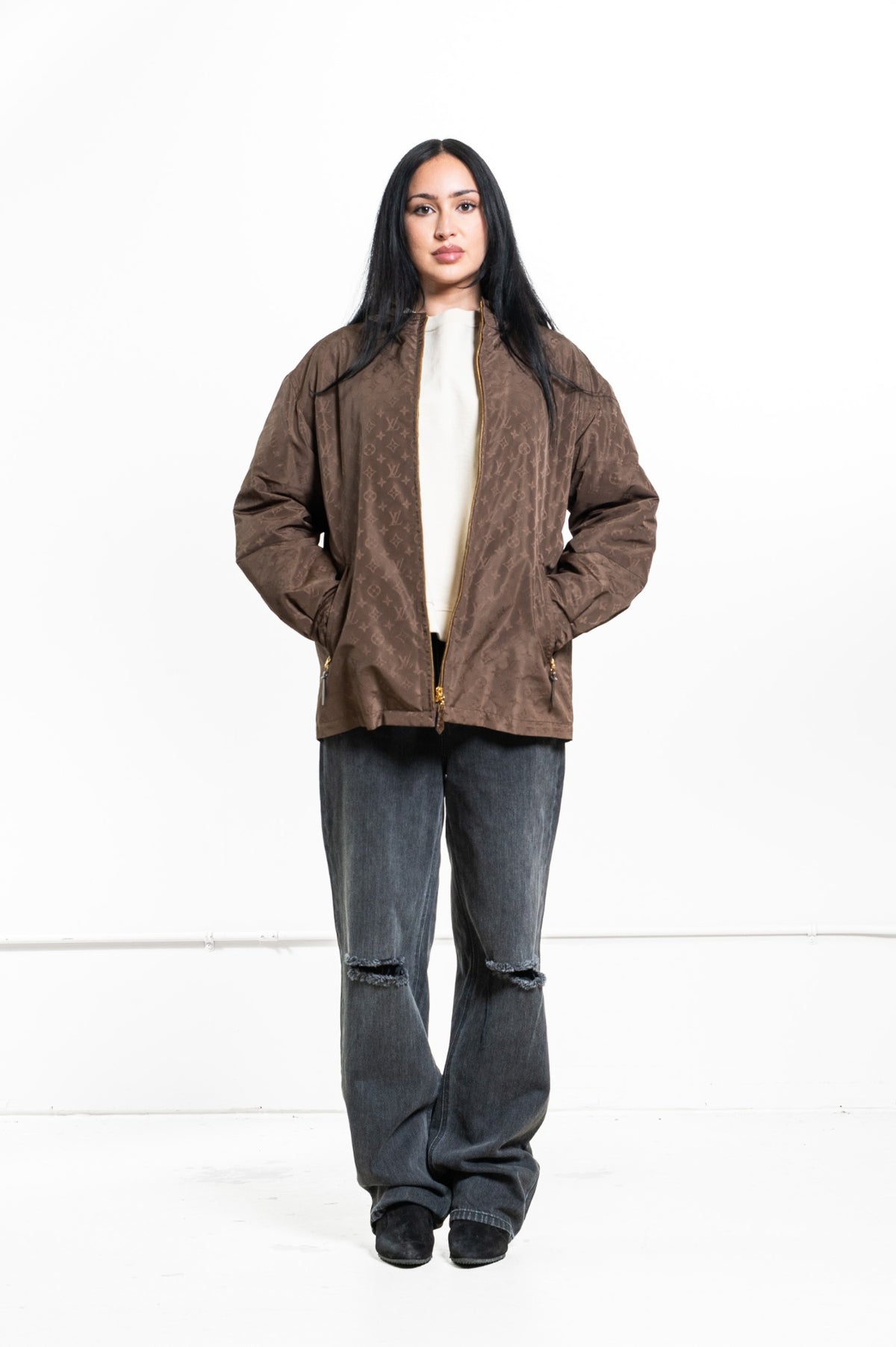 Technical Taffeta Iconic Monogram Parka 
