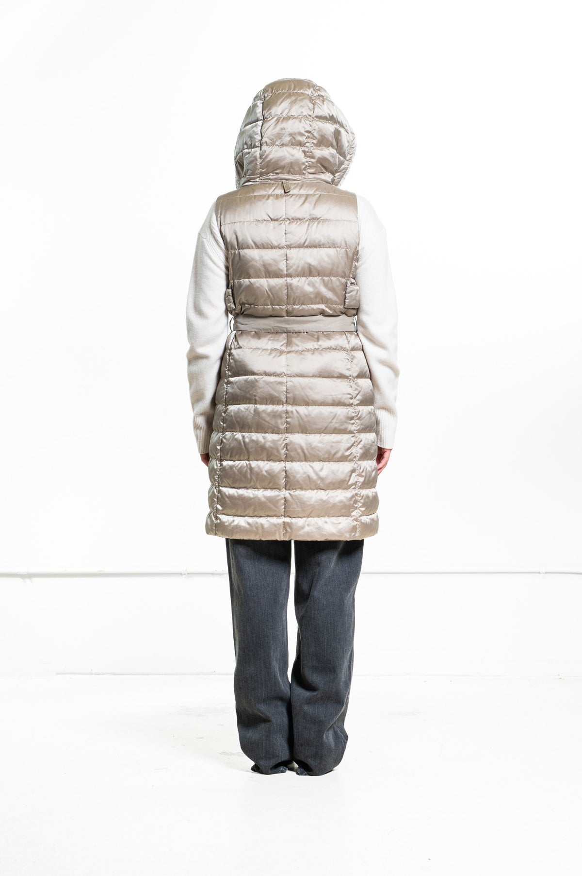 Metallic Reversible Puffer Vest