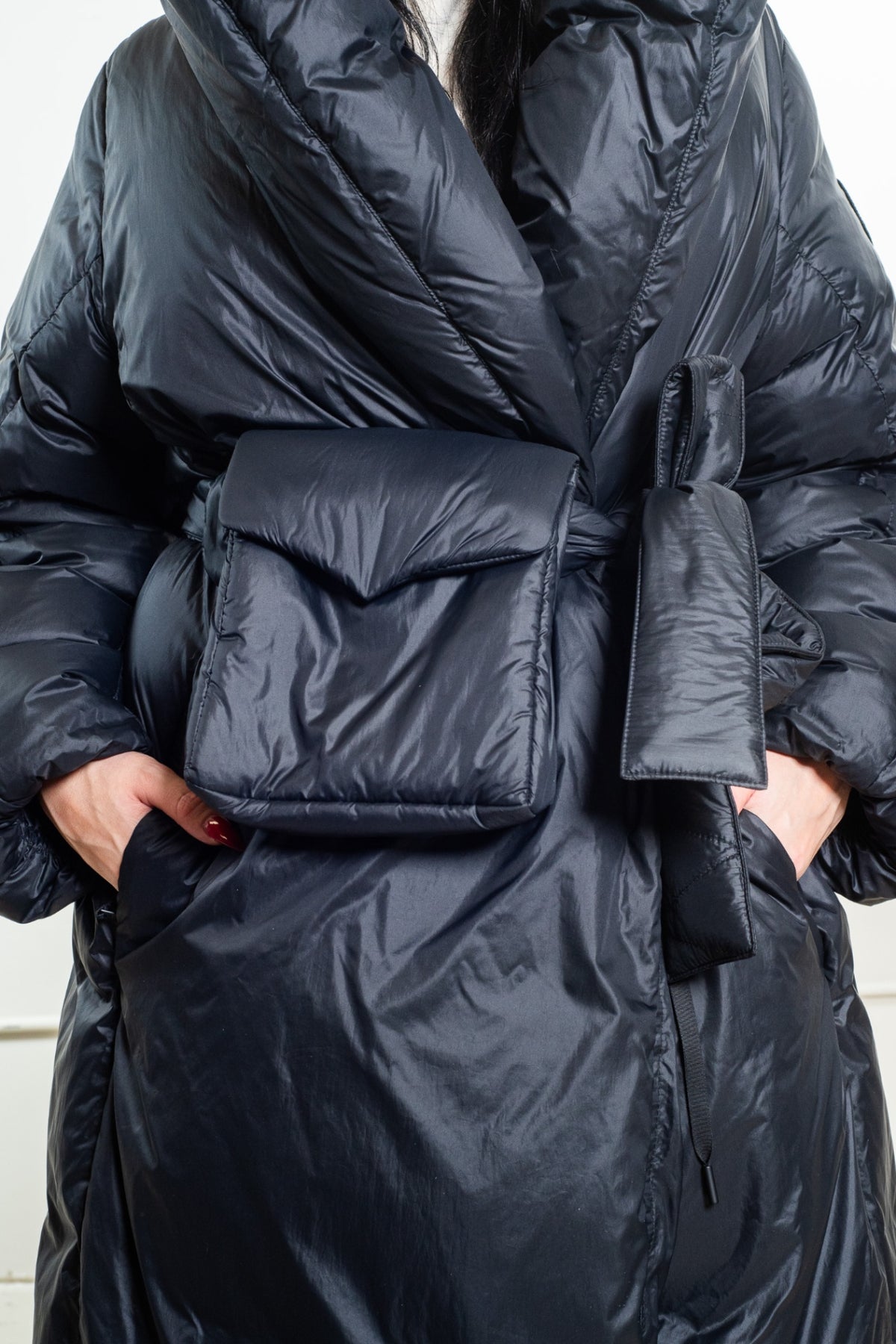 Black Elie Blanket Coat