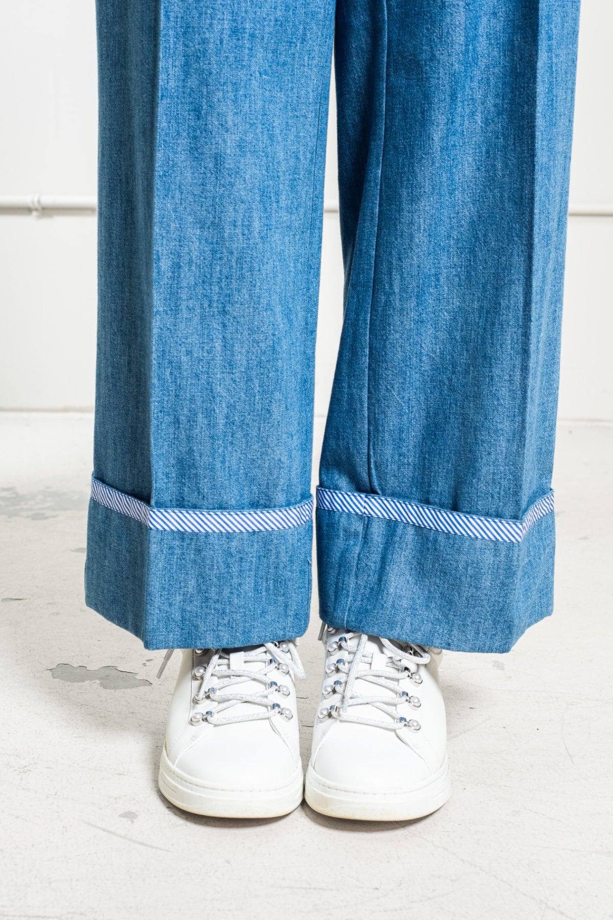 Light Blue Wide Leg Jeans