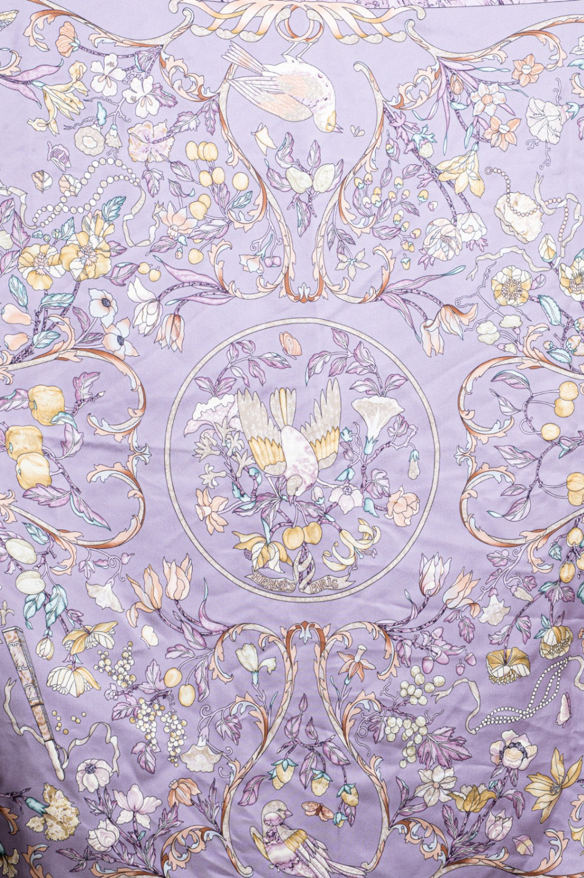 Lavender Pierres d'Orient et d'Occident 90 Silk Scarf