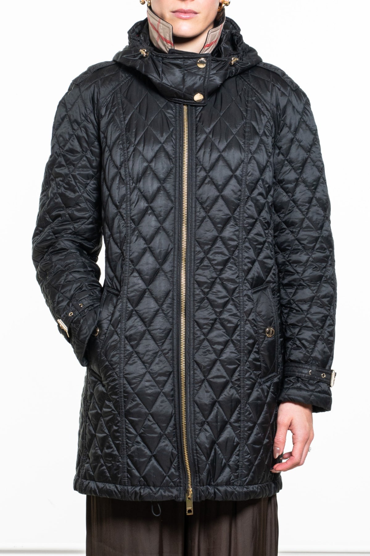 Black Finsbridge Quilted Jacket