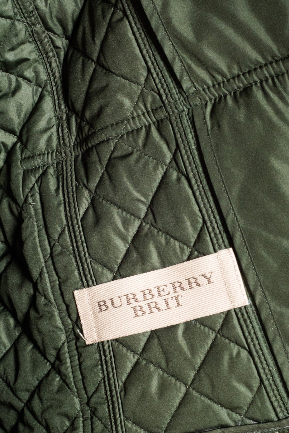 Olive Green Quilted Jacket