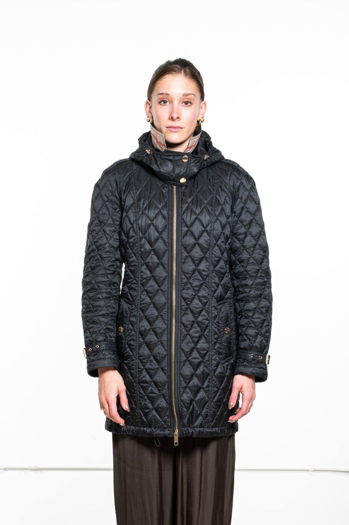 Black Finsbridge Quilted Jacket
