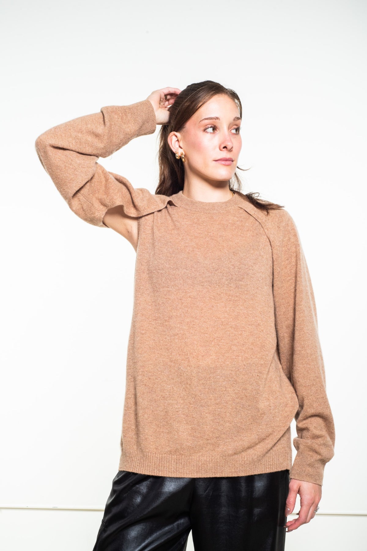 Camel Cashmere Sweater