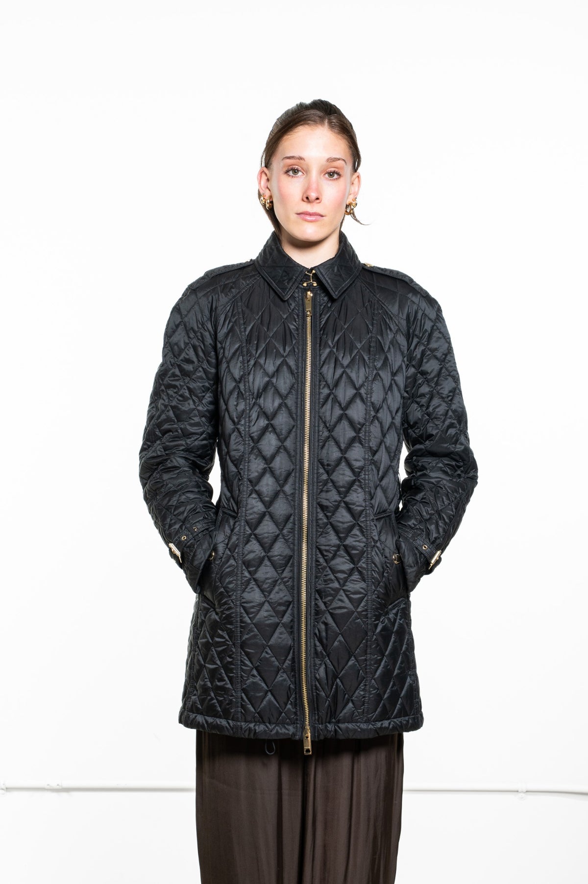 Black Finsbridge Quilted Jacket