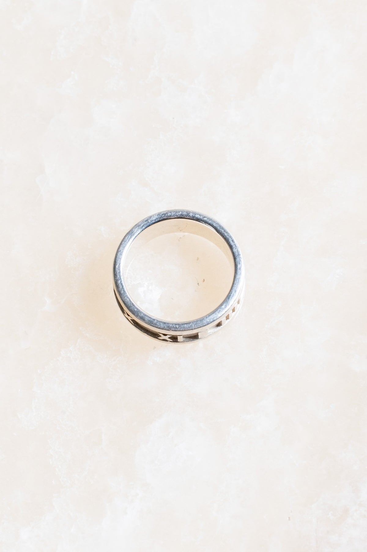 Sterling Silver Atlas Band Ring