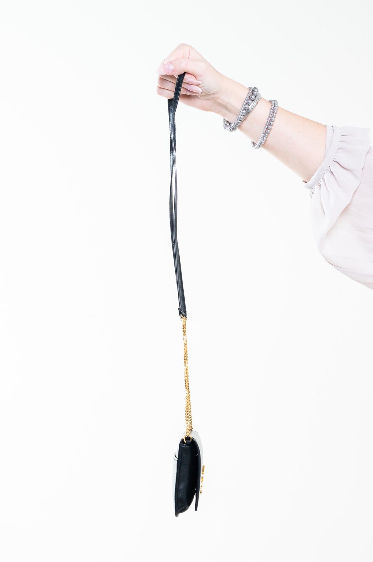 Black Phone Crossbody Bag