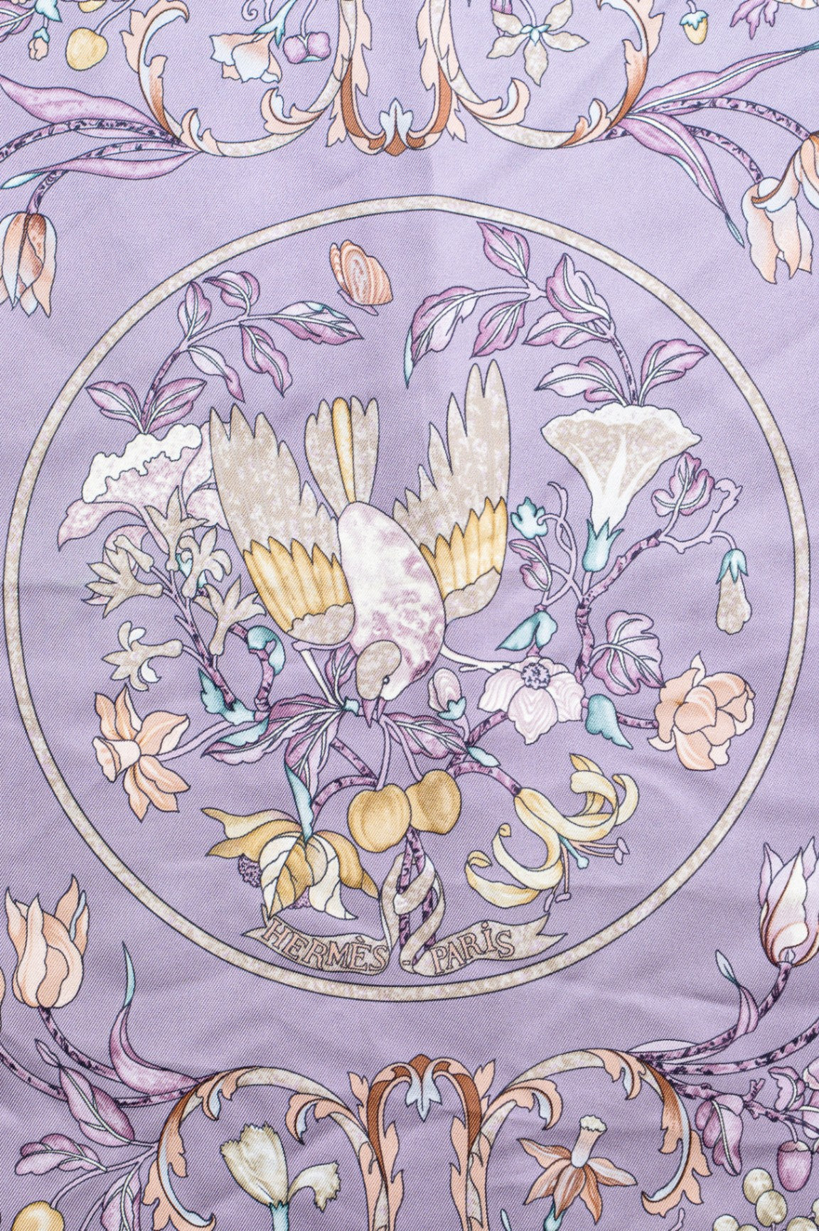 Lavender Pierres d'Orient et d'Occident 90 Silk Scarf