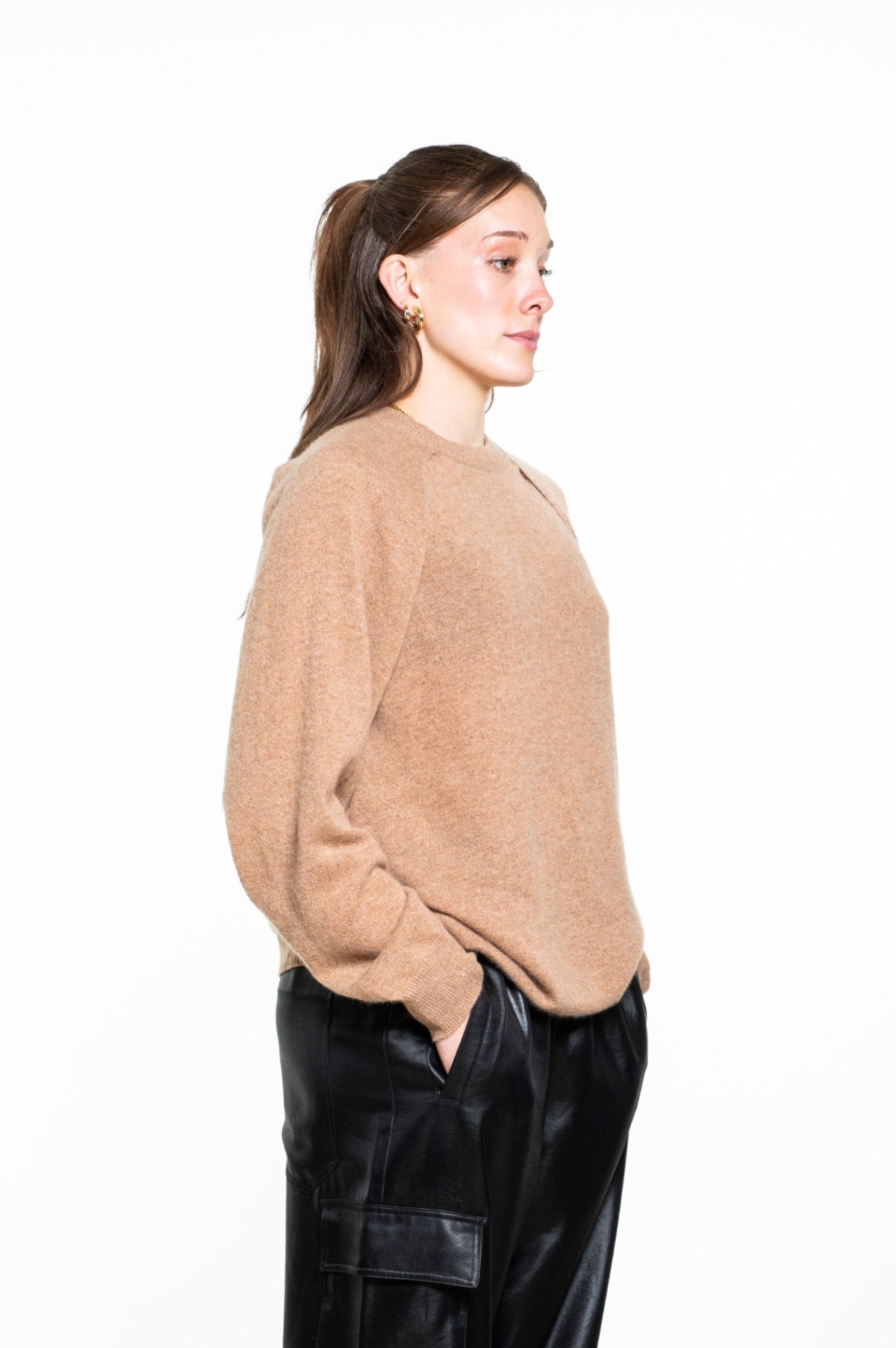Camel Cashmere Sweater
