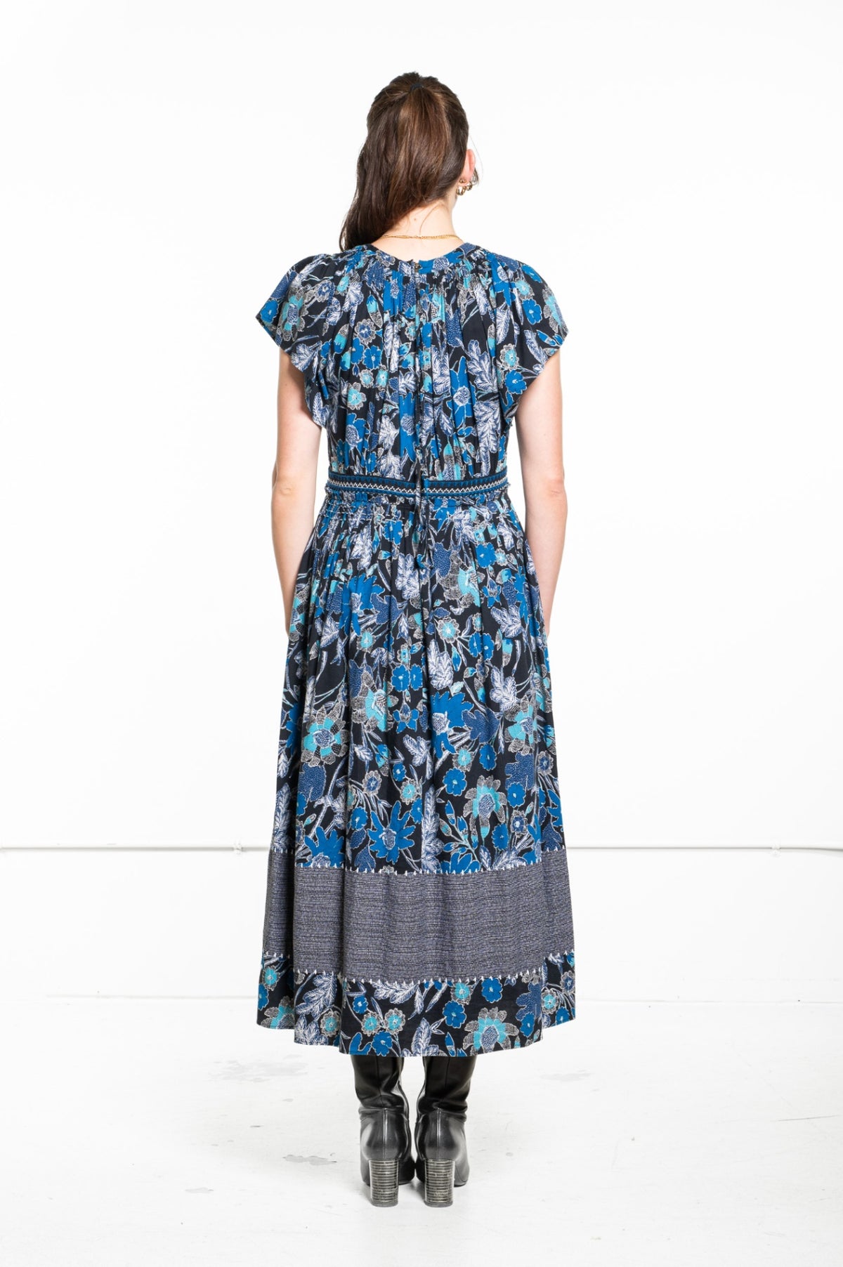 Blue Floral Lottie Dress