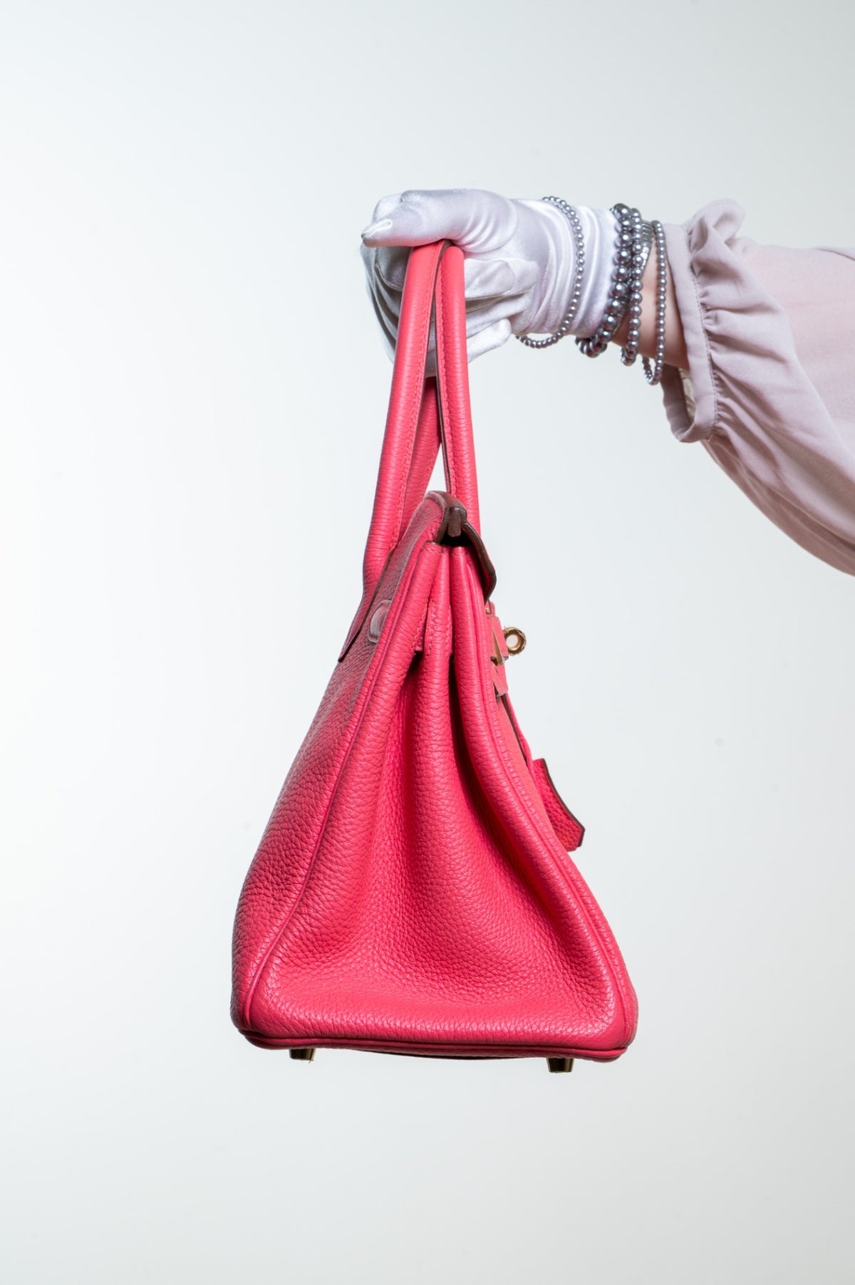 Rose Lipstick Birkin 30 Togo Gold Hardware