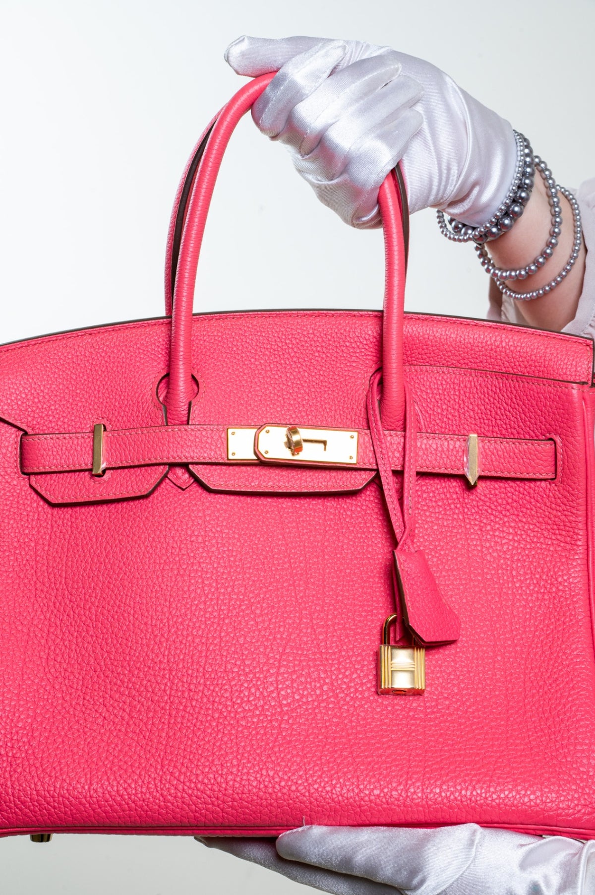 Rose Lipstick Birkin 30 Togo Gold Hardware