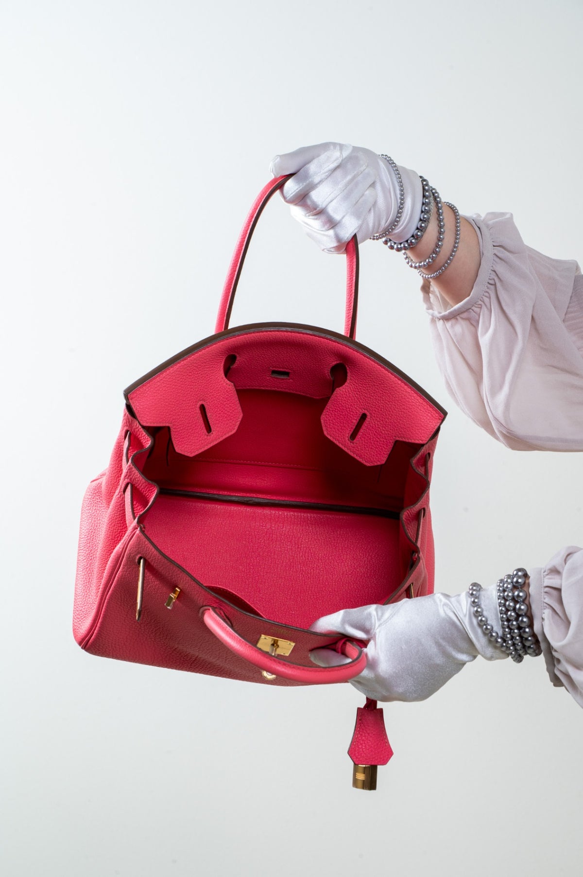 Rose Lipstick Birkin 30 Togo Gold Hardware