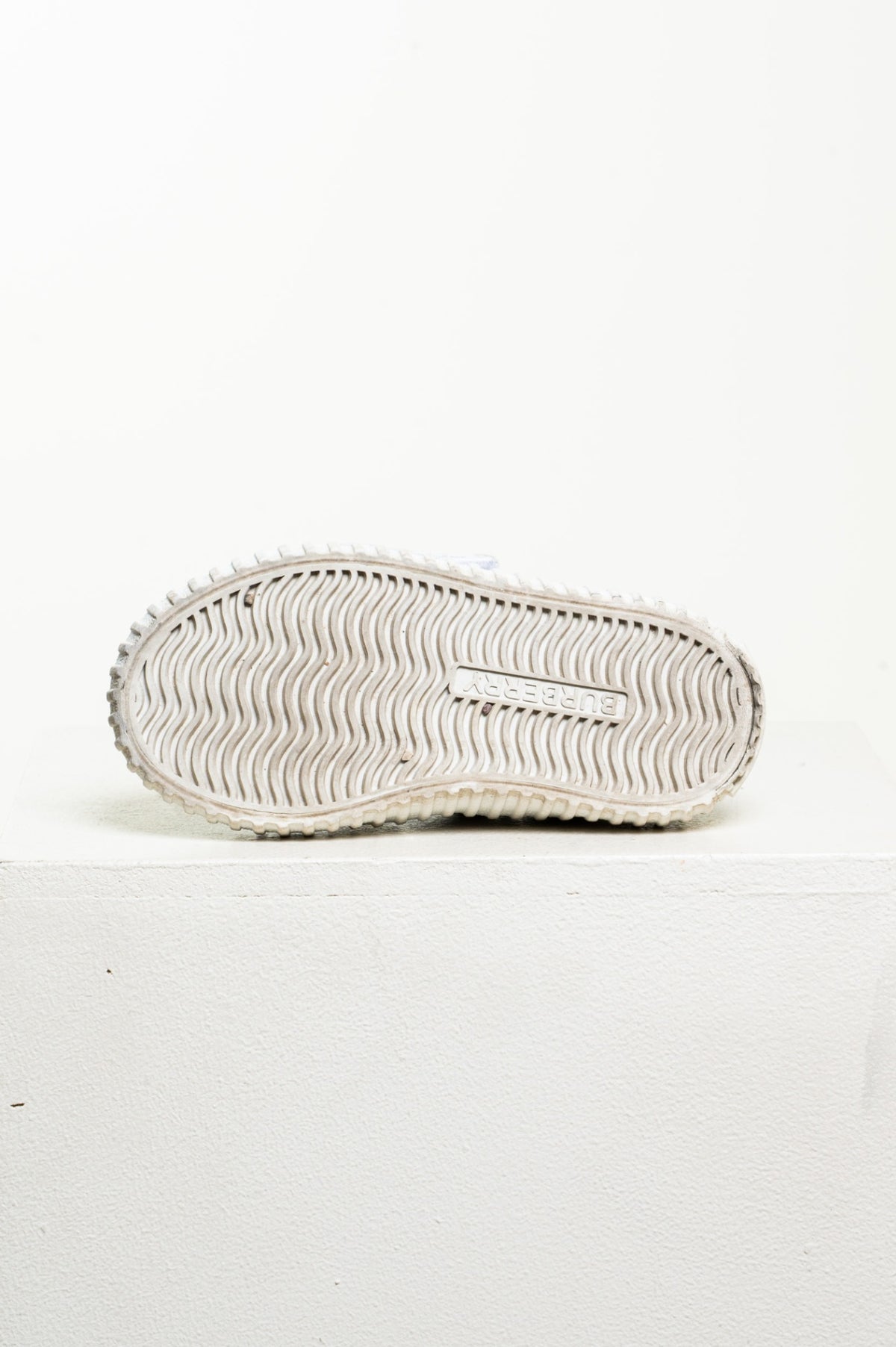 Kid's Pale Blue Mark Check Sneakers