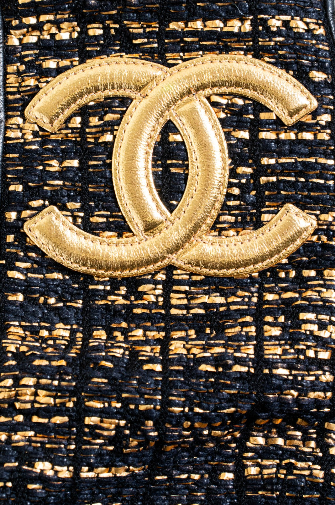 Black and Gold Fingerless Gloves