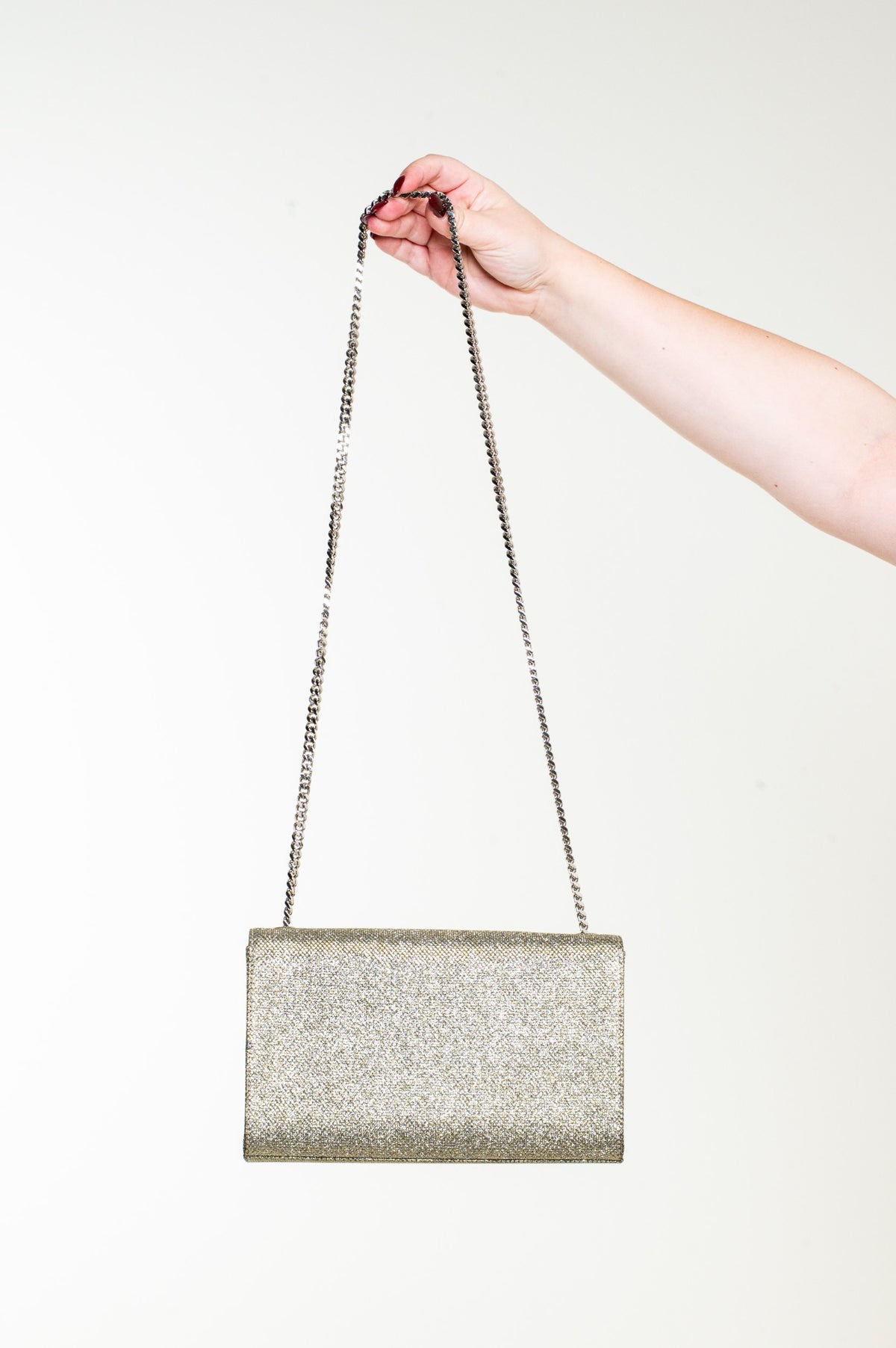 Gold Glitter Kate Crossbody Bag