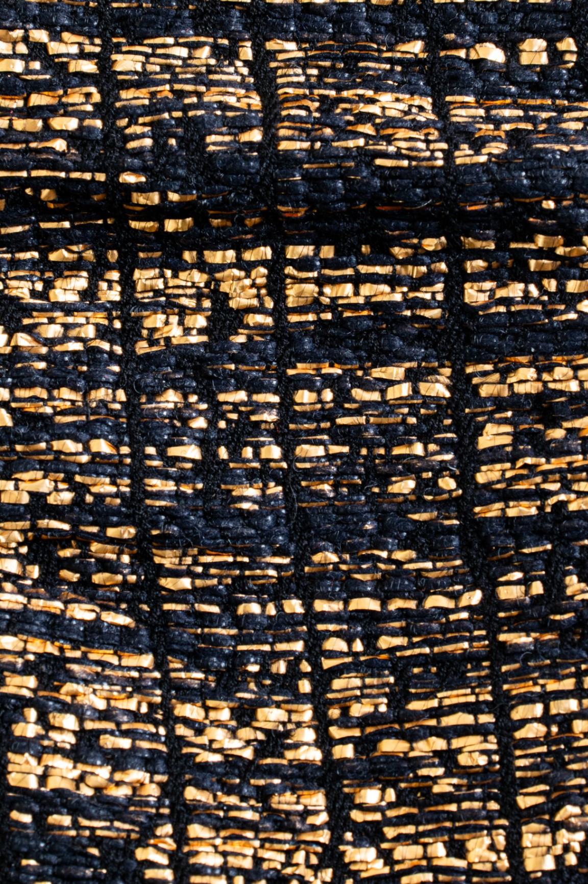 Black and Gold Fingerless Gloves